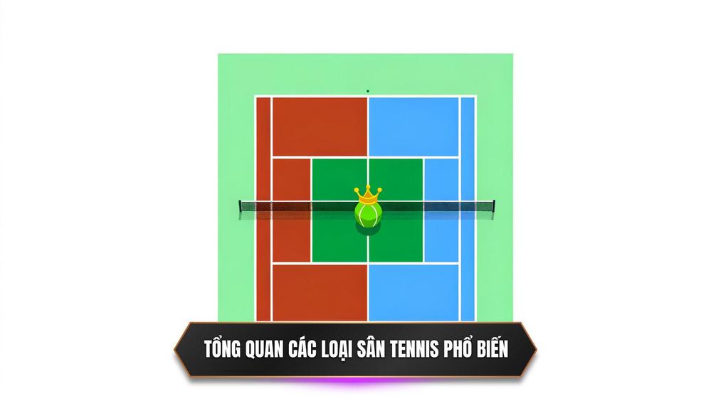 Tổng Quan Về Các Loại Mặt Sân Tennis Phổ Biến Nhất