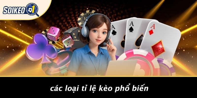 Các Loại Tỉ Lệ Kèo Phổ Biến
